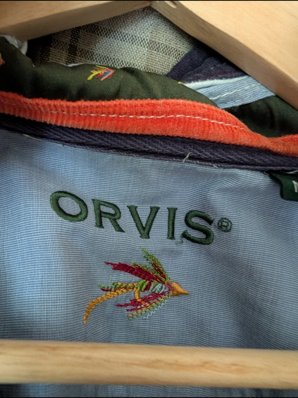 Orvis Men's Navy Zip-Up Pullover